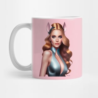 attitude kitty girl Mug